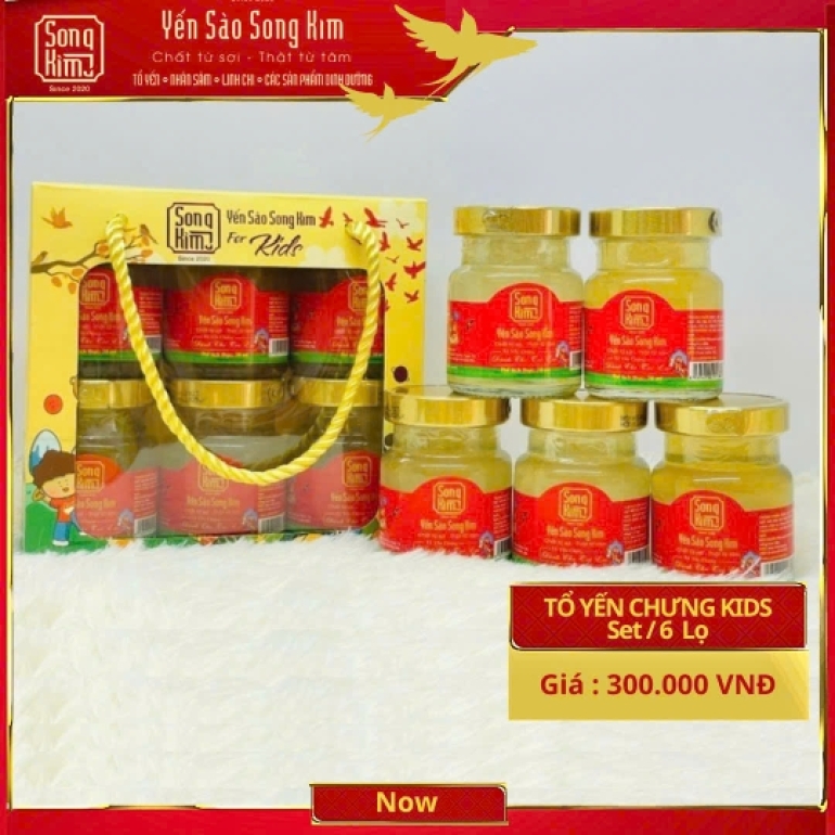 Xách Yến Chưng Trẻ Em  - 6 Hủ