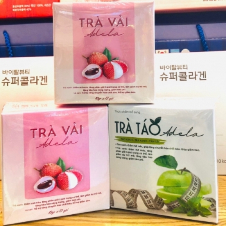 Trà vải - Trà táo - Giảm Cân