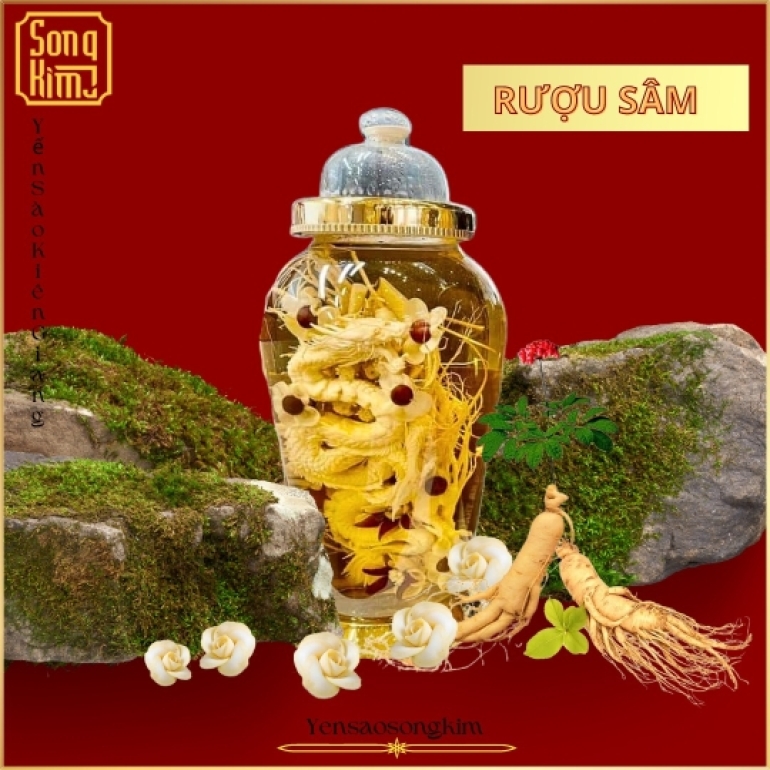 Rượu sâm long phụng - Lớn