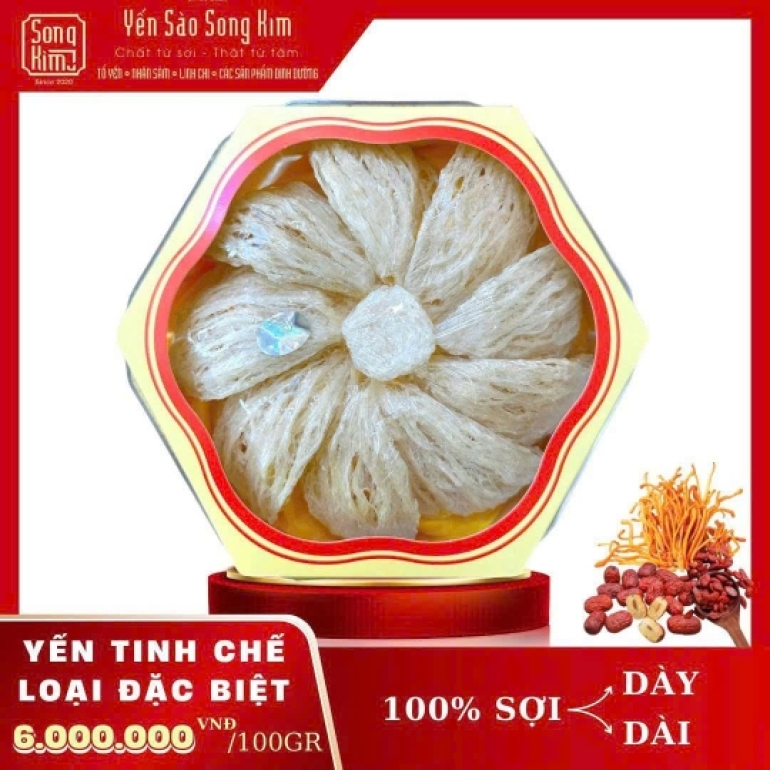 YẾN TINH CHẾ LOẠI ĐB 100G