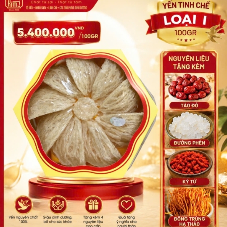 YẾN TINH CHẾ LOẠI I 50G