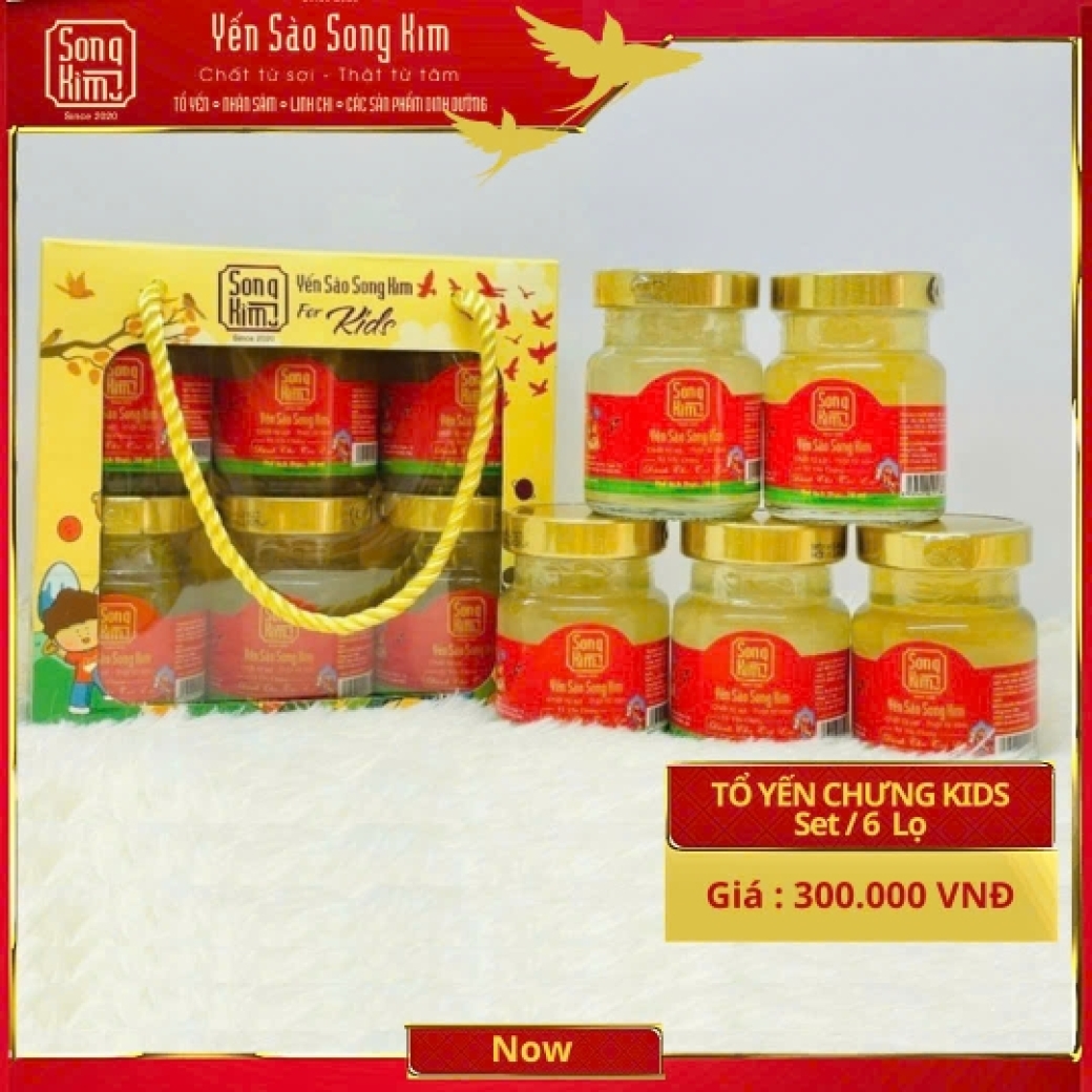 Xách Yến Chưng Trẻ Em  - 6 Hủ