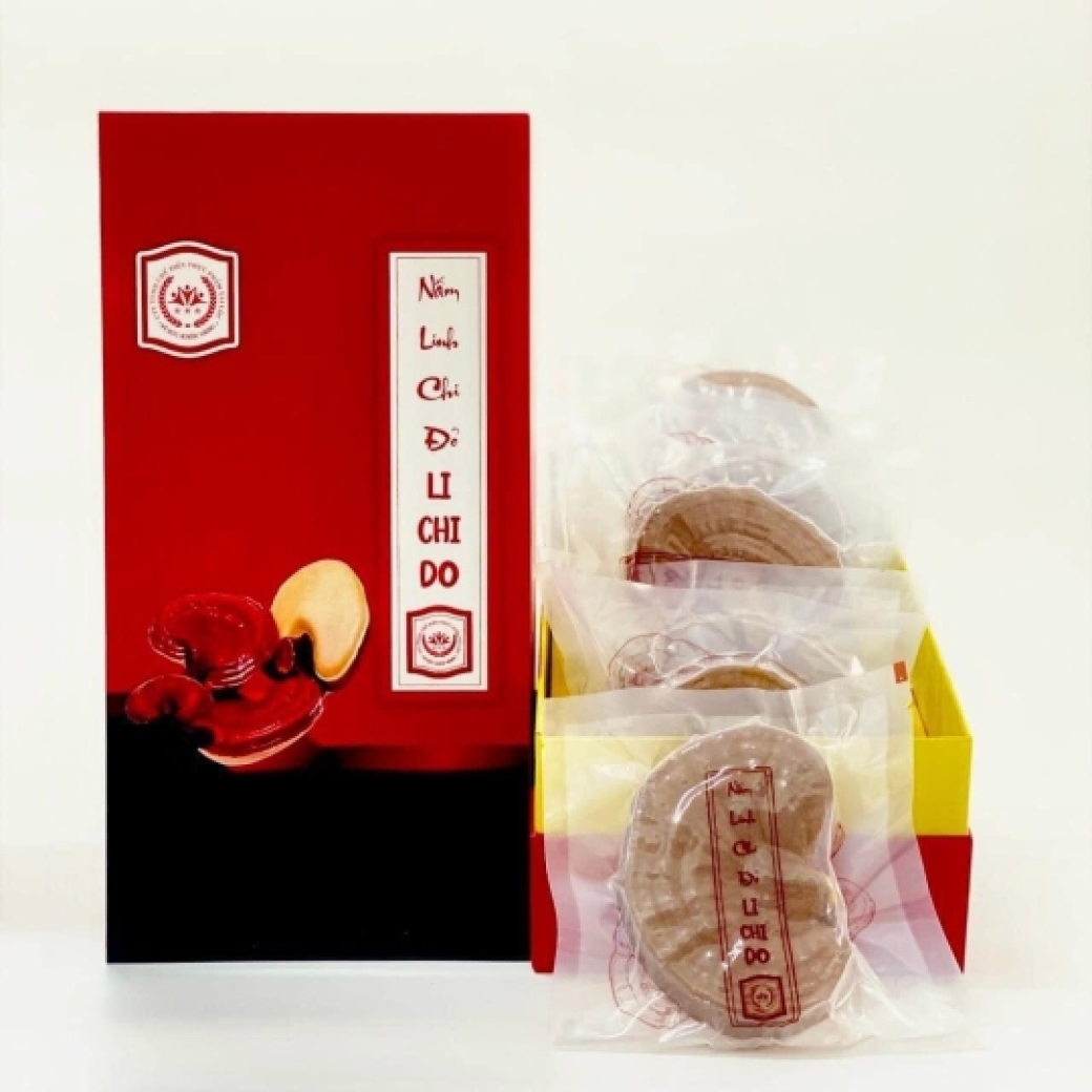 Nấm Linh Chi Nguyên Tai Hàn Quốc Cao Cấp (Hộp 7 Tai)