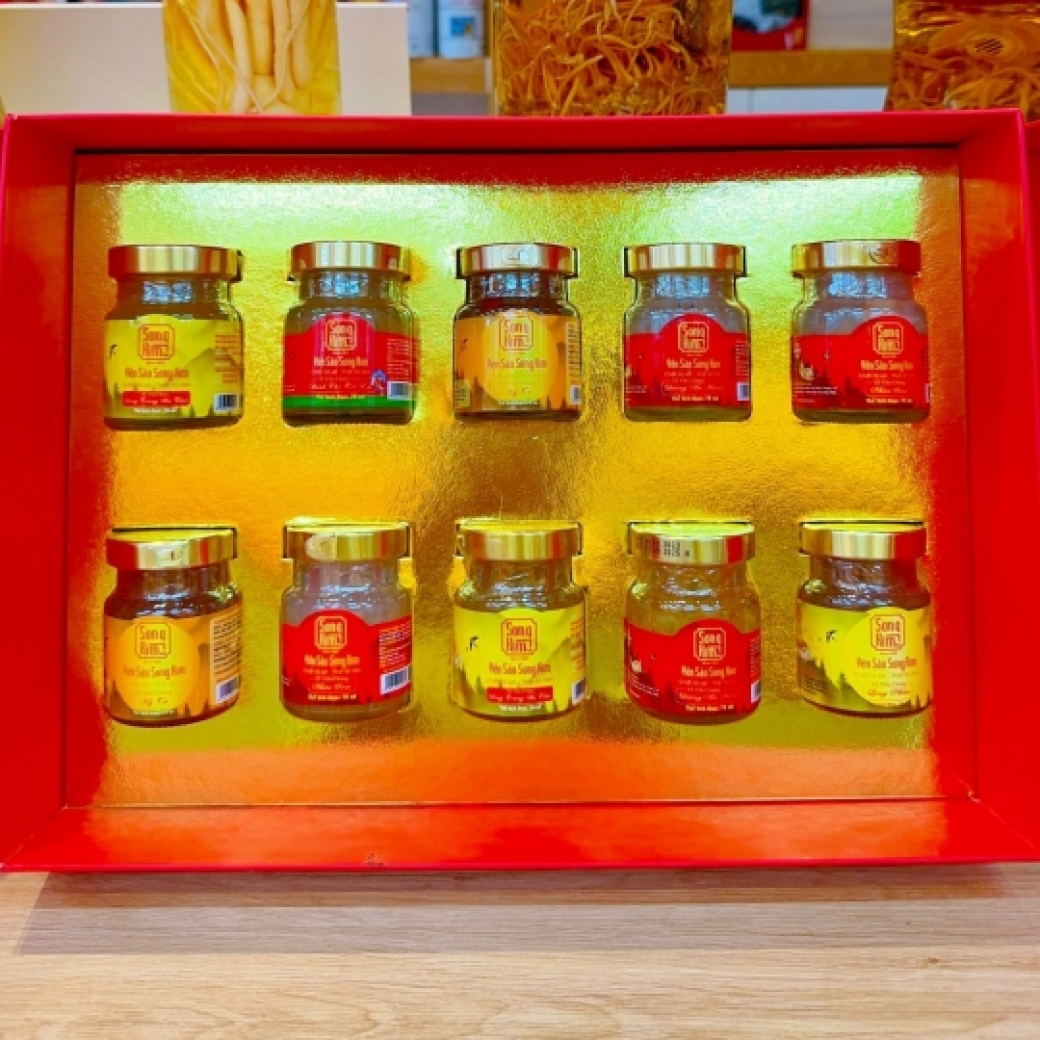 Qùa Tặng Doanh Nghiệp Song Kim (Hộp/10 Hủ 50ml)