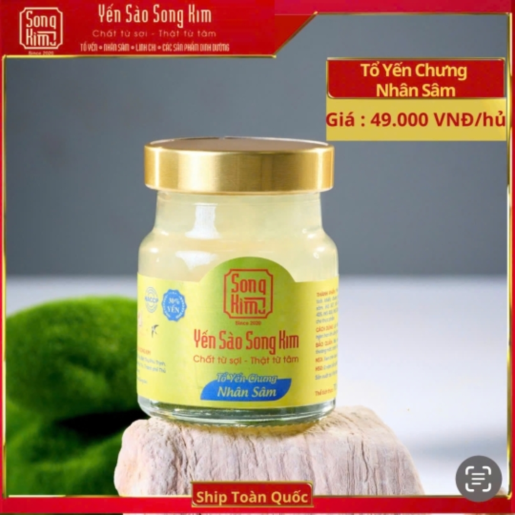 Yến chưng vị Nhân Sâm